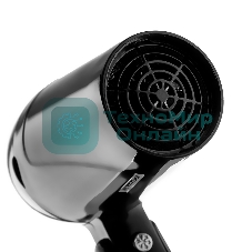 Фен BRAYER BR3024 черный/серебристый, 1600 Вт, компактный