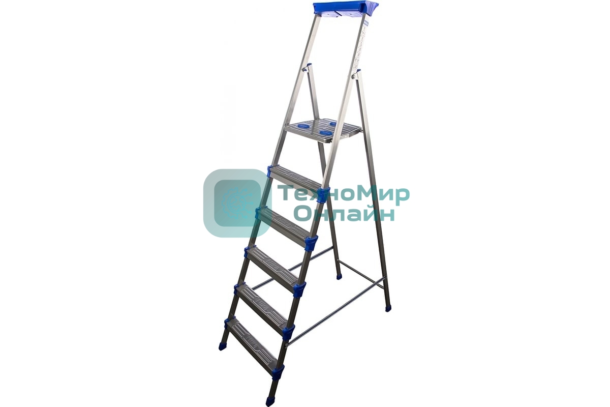 Стремянка НИКА СМ6, 6 широких ступеней