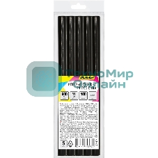 Клеевые стержни Silwerhof 11-200-5-BLA дл.200мм D11мм черный упак:5шт