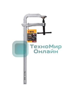 Струбцина Denzel F-образная, 120x400 мм, кованая