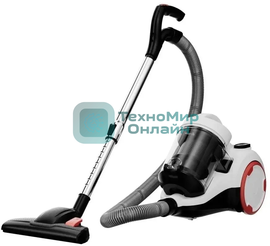 Пылесос Deerma DEM-TJ200W белый/черный, 240/1850 Вт, уборка сухая, пылесборник контейнер 2.5 л