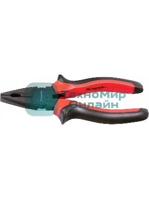 Плоскогубцы Matrix Nickel черный, 180 мм, комбинированные, двухкомпонентные рукоятки