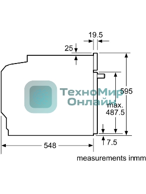 Духовой шкаф электрический Bosch HUA736EV0T белый