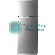 Холодильник Atlant МХМ-2835-08 серебристый двухкамерный 202/70л морозилка сверху