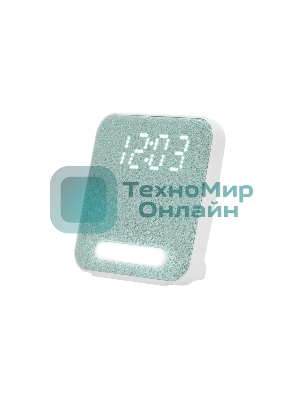 Радиобудильник Harper HCLK-2060 зеленый LED подсв:белая часы:цифровые AM/FM