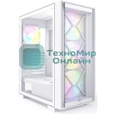Компьютерный корпус Montech AIR 1000 PREMIUM белый без БП ATX 1x120мм 3x140мм 2xUSB3.0 1xUSB3.1 audio bott PSU