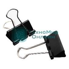 Зажимы Silwerhof 510015 сталь 25мм черный (упаковка: 12 шт) картонная коробка