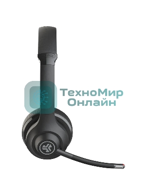 Гарнитура JLab Work Wireless Headset Gen 2 чёрный, беспроводная, Bluetooth/USB-C, до 45 ч, микрофон с шумоподавлением