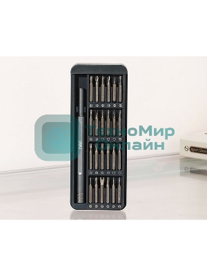 Набор прецизионных отверток Deli DL241025 (отвертка + 24 биты), сталь S2 + Cr-V