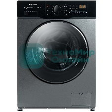 Стирально-сушильная машина Бирюса WMD-SM812/03 M металлик, загрузка фронтальная 8 кг, 1200 об/мин, класс: А+++