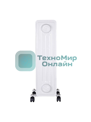 Масляный обогреватель Ресанта ОМ-9АВ (9 секций) белый, 2400 Вт, 30 м2, термостат 67/3/22