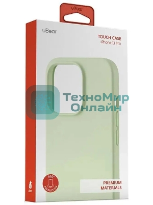 Чехол (клип-кейс) UBEAR Touch Case, для Apple iPhone 13 Pro, светло-зеленый cs105lg61pth-i21
