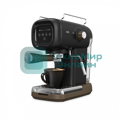 Кофеварка эспрессо BQ CM2005 черный, исп. кофе - молотый, 0.6 л, 1100 Вт, 20 бар