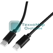 Кабель KingPrice KP-USBCC-3A-2m USB Type-C (m)-USB Type-C (m) 2м черный