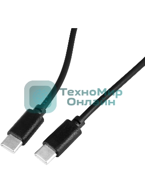 Кабель KingPrice KP-USBCC-3A-2m USB Type-C (m)-USB Type-C (m) 2м черный