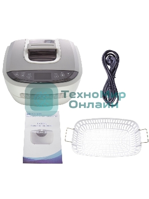 Ультразвуковая ванна Codyson CD-4821 белый/серый, 2.5 л, 170 Вт