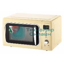 Микроволновая печь HARPER HMW-20ST04 CREAMY бежевый, 20 л, 700 Вт, переключатели - кнопки/поворотный механизм