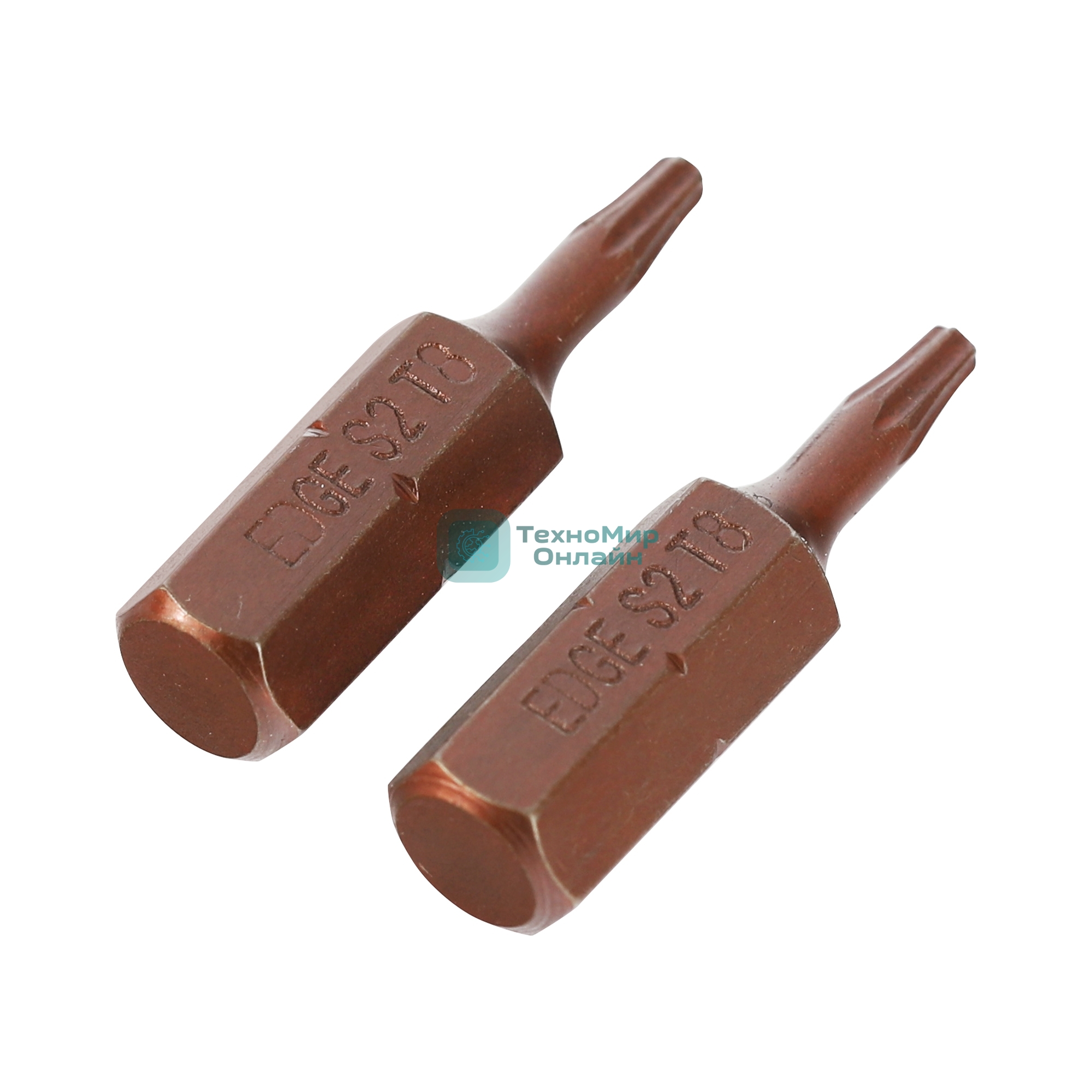 Бита EDGE by PATRIOT T8, сталь S2, длина 25 мм, 2шт в блистере