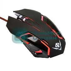 Мышь проводная Nakatomi MOG-20U черный, 2400 dpi, USB, кнопки - 6