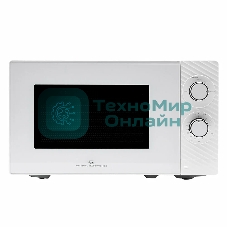 Микроволновая печь General Electronics GE-MS120W белый, 20 л, 700 Вт, переключатели - поворотный механизм