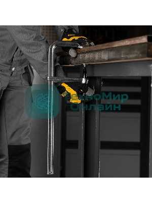 Струбцина Denzel F-образная, 120x400 мм, кованая