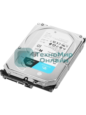Жесткий диск Seagate 4Tb Skyhawk (ST4000VX016) OEM Serial ATA III, 5400 rpm, 256mb, для видеонаблюдения