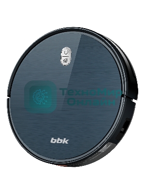 Робот-пылесос BBK BV3504 темный океан, 2600 мАч Li-Ion, уборка комбинированная, пылесборник контейнер 0.6 л