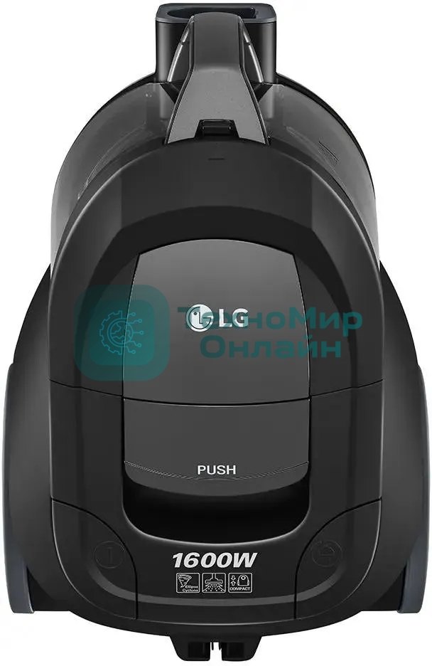 Пылесос LG VC5316NNTS серебристый/черный, 330/1600 Вт, уборка сухая, пылесборник контейнер 1.3 л