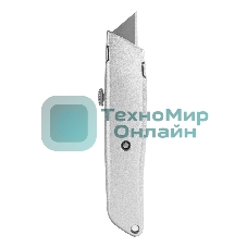 Универсальный нож с Т-образным лезвием Deli DL4260 19 мм, длина 153 мм, в комплекте 3 лезвия SK5, алюминиевый корпус