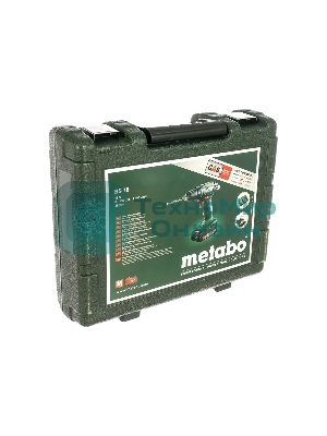 Дрель-шуруповерт Metabo BS 18 602207550, Аккумуляторный, 18В, 2 АКБ