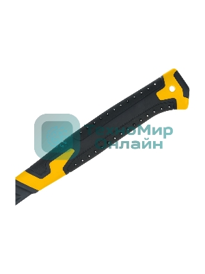 Топор цельнокованый Denzel 600 г, двухкомпонентная обрезиненная рукоятка