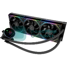 Система жидкостного охлаждения Thermalright Frozen Magic 360 Digital V2 (360мм, LED temp., Black, ARGB/Fans: 3x120мм, 68.9CFM, 28.2dBA, 2000RPM/Pump height 54.4мм, Rad thickness 27мм/S: 1700, 1200, 1851, 115X, AM5, AM4)