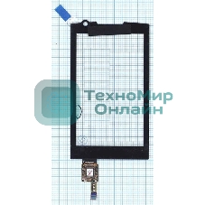 Сенсорное стекло (тачскрин) для Samsung M1 GT-I6410, черное