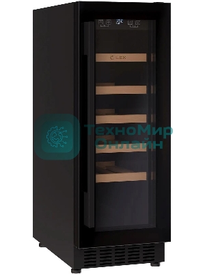 Винный шкаф LEX LWD3020BL 1-нокамерн. черный