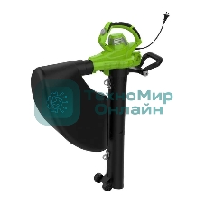 Воздуходувка-пылесос садовый электрический Greenworks BL3000, 220 В, 3000 Вт 2406507