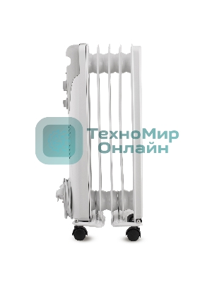 Обогреватель масляный Vitek VT-1707 W (5 секций) белый, 1000 Вт, 10 м2, термостат