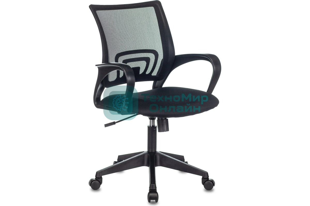 Кресло Бюрократ CH-695N черный, экокожа