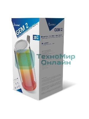 Портативная колонка Smartbuy GEM 2 белый