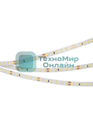 Лента светодиодная RT-A120-8мм 24V Warm3000 (9.6 W/m, IP20, 2835, 5m) (Открытый)