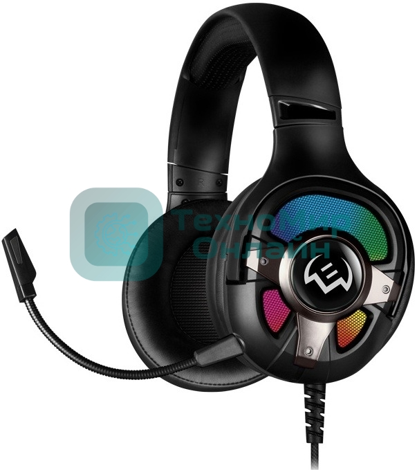 Наушники с микрофоном SVEN AP-U1100MV черный 2.2м мониторные оголовье