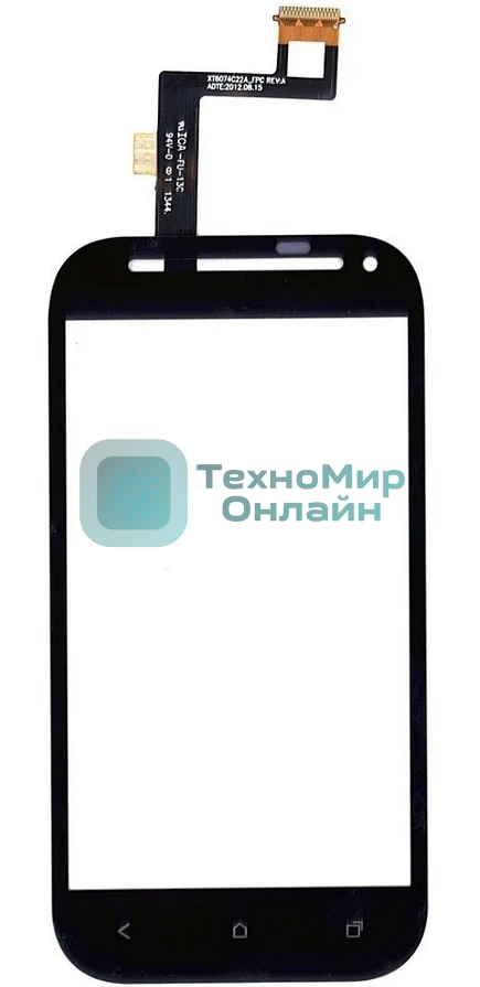 Сенсорное стекло (тачскрин) для HTC One SV LTE T528T, черное