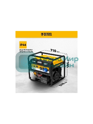 Электрогенератор бензиновый Denzel PS 80 EA, 8 кВт, 85 дБ, 90 кг