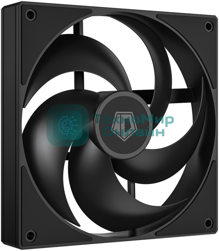 Вентилятор для корпуса ID-Cooling AS-140-K черный, 140 мм, 1800 об/мин, 24.9 дБ, 4 pin