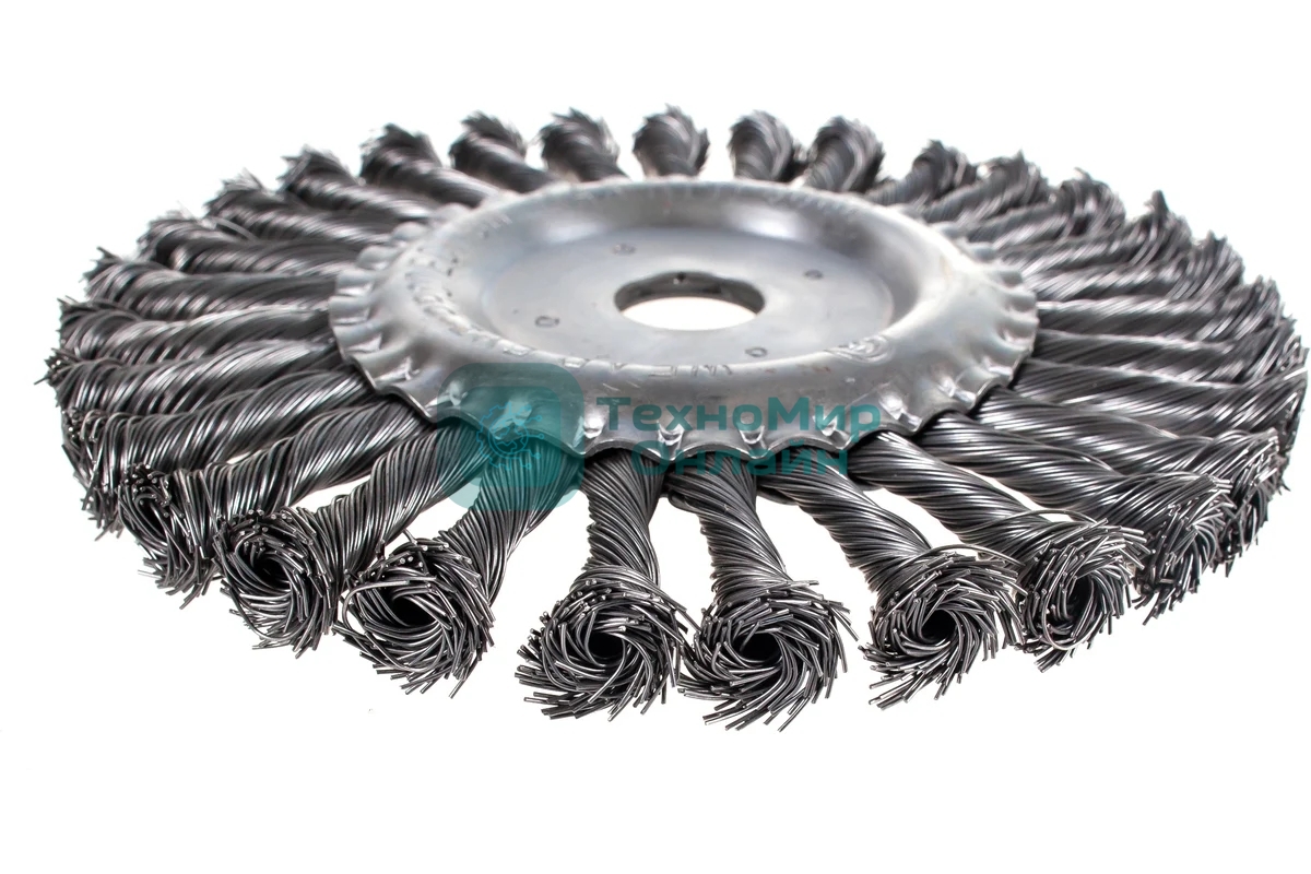 Щетка дисковая Patriot 813010013 d=180мм d(посад.)=22.23мм (угловые шлифмашины) (упак.:1шт)