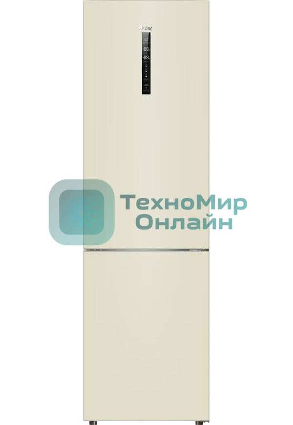 Холодильник Haier C2F637CCGU1 бежевый, двухкамерный, 278/108л, морозилка снизу, No Frost