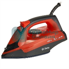 Утюг Delta DL-755 черный/оранжевый, 2200 Вт, 23 г/мин, 125 г/мин, 250 мл