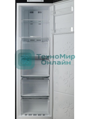 Морозильная камера Maunfeld MFFR170SB, черный, 206л, 4 ящика, 2 полки