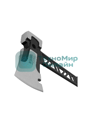 Топор цельнокованый Denzel 600 г, двухкомпонентная обрезиненная рукоятка