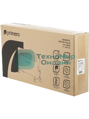 Конвектор электрический Primera Ram PHP-2008-MXR, белый, 2000 Вт, 25 м2, термостат