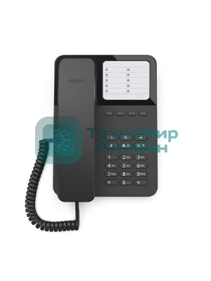 Телефон проводной Gigaset DESK400 черный